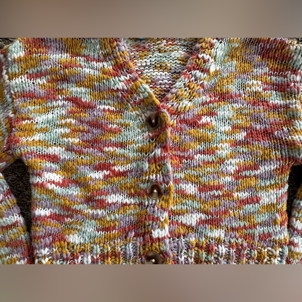 Wild Fable WOMENS Multicolor Knit Cardigan size XS - Picture 4 of 7